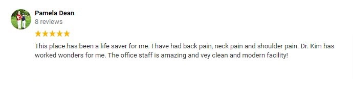 Chiropractic Wheaton MD Testimonials Pamela Dean